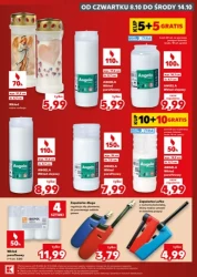 Znicze na czas pamięci - Kaufland