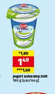 Jogurt naturalny Zott
