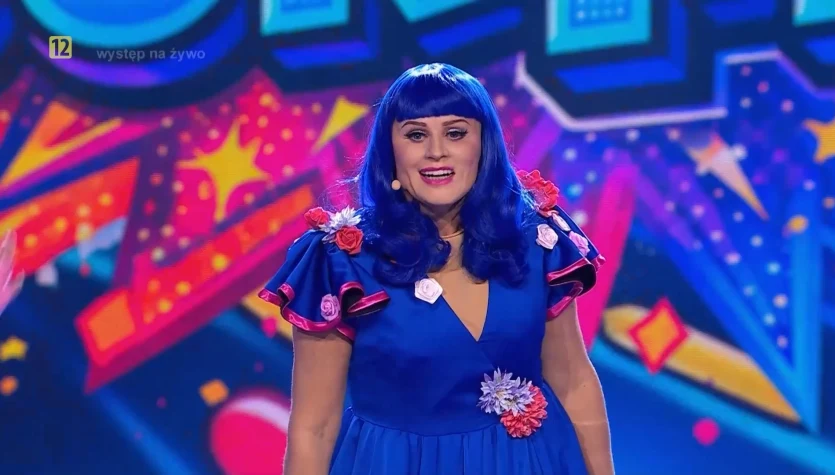 Maria Sadowska wcieliła się w Katy Perry. 50-letnia wokalistka z energią nastolatki