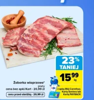 Żeberka wieprzowe Carrefour