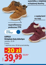 Buty ocieplane Lupilu
