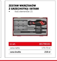 Zestaw wkrętaków