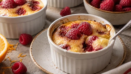 "Zabaione" z malinami