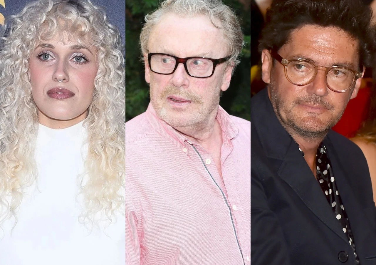 Helena Englert, Daniel Olbrychski, Kuba Wojewódzki Helena Englert, Daniel Olbrychski i Kuba Wojewódzki na zestawieniu zdjęć. Każda z postaci patrzy w innym kierunku.