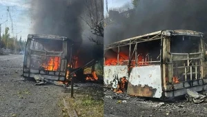 Tragiczny atak na autobus w Kramatorsku. Dziesiątki osób nie żyje