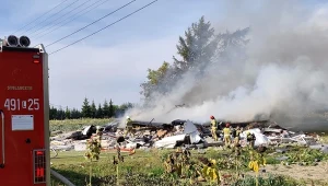 Miłków-Kolonia. Wybuch gazu doszczętnie zniszczył dom. Akcja służb