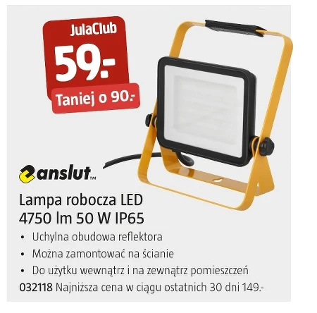 Робоча лампа Anslut