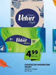 Chusteczki higieniczne Velvet