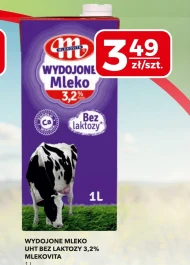 Mleko bez laktozy Mlekovita