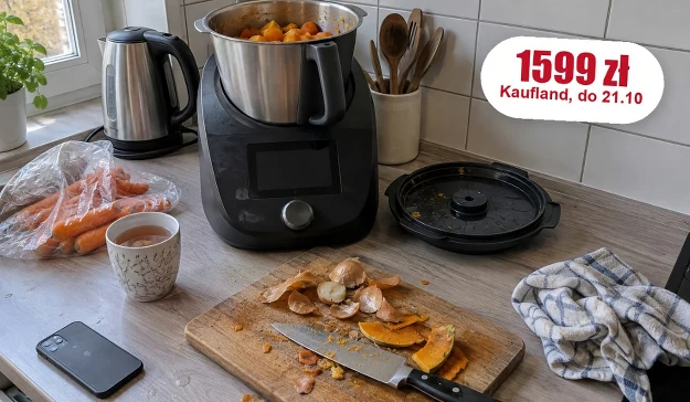 Kaufland sprzedaje Monsieur Cuisine Smart za 1599 zł. W sklepie Lidla kosztuje 2399 zł