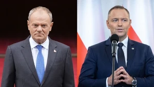 Premier Donald Tusk i prezydent Karol Nawrocki