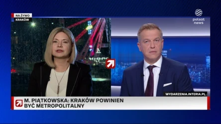  Piątkowska w ''Gościu Wydarzeń'" o zadłużeniu Krakowa: Mamy trzy lata albo budżet przejmie Regionalna Izba Obrachunkowa