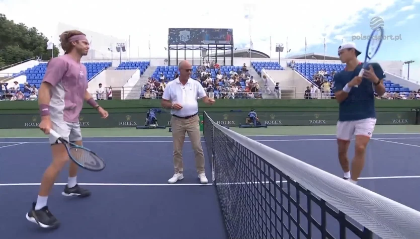 Andrey Rublev - Rei Sakamoto. Skrót meczu. WIDEO