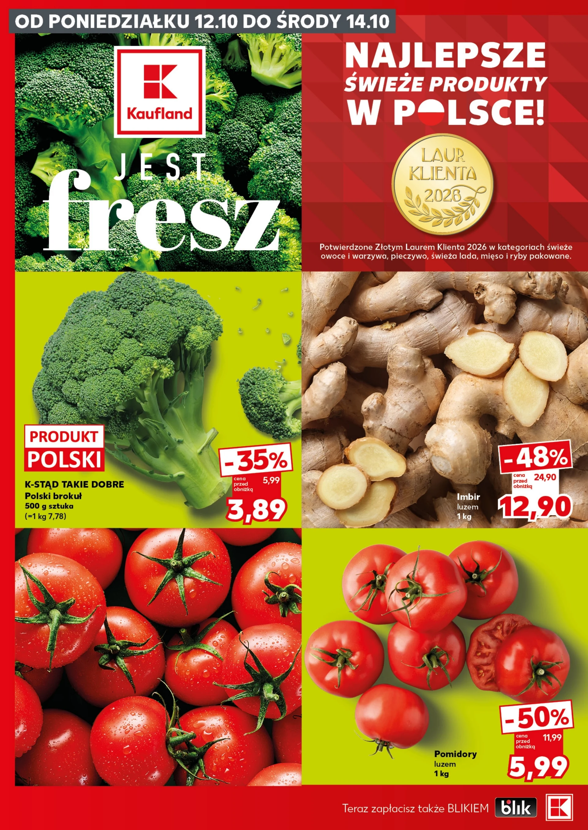 Kaufland Gazetka promocyjna 12-14.10 | Okazjum.pl