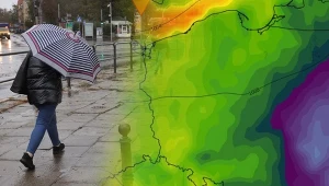 Przez cały weekend będzie pochmurnie i deszczowo w większości kraju, do tego w niedzielę możliwe będą burze. Na północy wciąż będzie mocno wiało