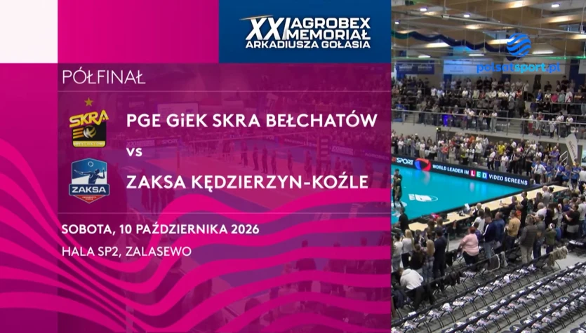 PGE GiEK Skra Bełchatów - ZAKSA Kędzierzyn-Koźle. Skrót meczu. WIDEO