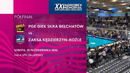 PGE GiEK Skra Bełchatów - ZAKSA Kędzierzyn-Koźle. Skrót meczu. WIDEO