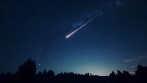 Kolejny bolid uchwycony z Polski. Jasny meteor przeleciał nad Ukrainą