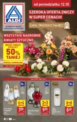 Szeroka oferta zniczy - Aldi