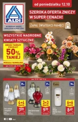 Szeroka oferta zniczy - Aldi