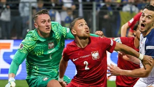 Marcin Bułka i Matty Cash w meczu Bośnia i Hercegowina - Polska