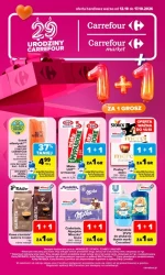 Urodzinowe 1+1 za grosz - Carrefour