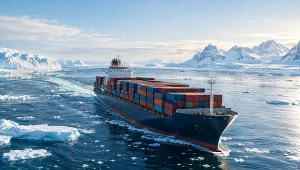 Statek z Korei popłynął przez Arktykę. Odwiedził też polski port