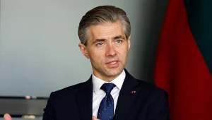 Szef litewskiego MSZ Kestutis Budrys