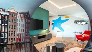 Pokój hotelowy z autentycznym kokpitem Boeinga 737