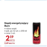 Napój energetyczny Burn
