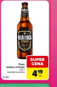 Piwo Warka Strong