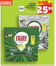 Kapsułki do zmywarki Fairy