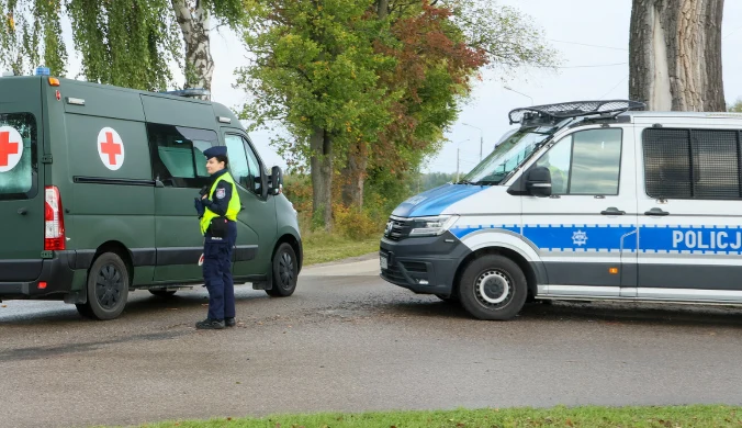 Akcja służb po podpaleniu stacji Starlink na Mazowszu