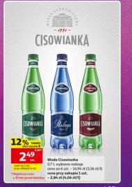 Woda mineralna Cisowianka