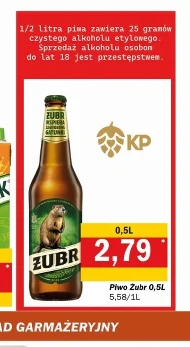 Piwo Żubr