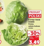 Sałata lodowa K-Stąd Takie Dobre
