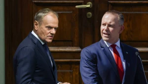 Donald Tusk i Karol Nawrocki