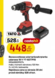 Akumulatorowa wiertarko-wkrętarka Yato