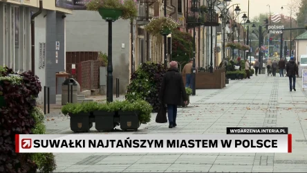 Suwałki najtańszym miastem w Polsce