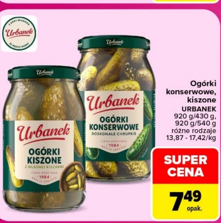 Мариновані огірки Urbanek