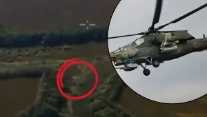 Rosja straciła śmigłowiec szturmowy Mi-28NM. Ukraińcy pokazali nagranie z akcji