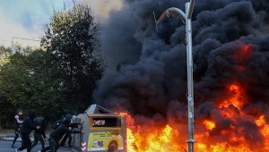 Gwałtowne protesty studentów w Tiranie. Starcia z policją i pożar budynku resortu edukacj