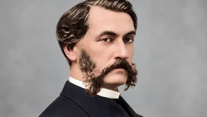 Louis Le Prince w latach 80. XIX wieku (rekonstrukcja cyfrowa)