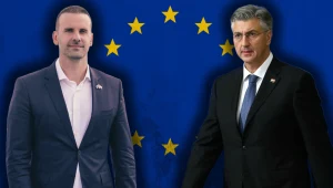 UE. Chorwacja przekazała, czego oczekuje od Czarnogóry, by poprzeć jej akcesję (od lewej: premierzy Czarnogóry i Chorwacji Milojko Spajić oraz Andrej Plenković)