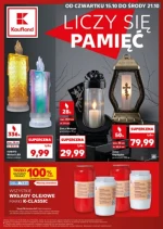 Znicze w dobrych cenach - Kaufland