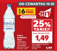 Woda mineralna Kinga Pienińska