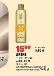 Żel pod prysznic Lirene