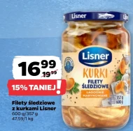 Filety śledziowe Lisner