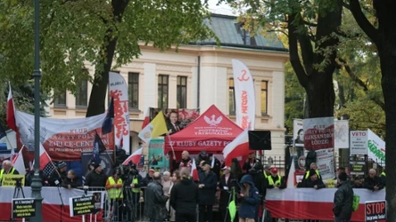 Manifestacja przed Trybunałem Konstytucyjnym