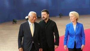 Antonio Costa, Wołodymyr Zełenski i Ursula von der Leyen